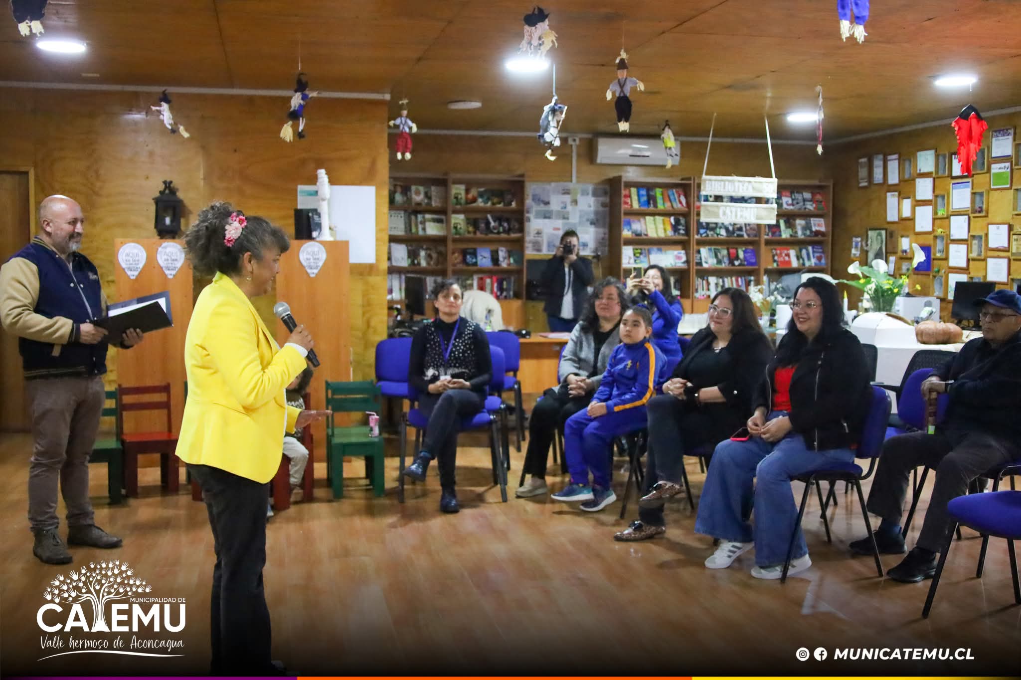 CATEMU: Catemu inaugura “Una biblioteca de sueño” para fomentar la lectura en todas las edades.