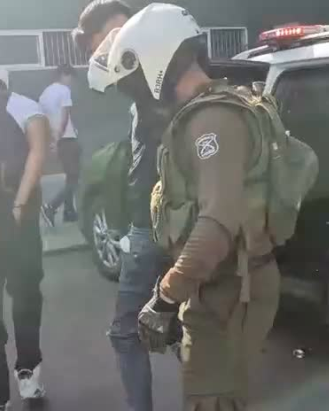 SAN FELIPE: [VIDEO] Tres adolescentes detenidos por robo con violencia en pleno centro de San Felipe