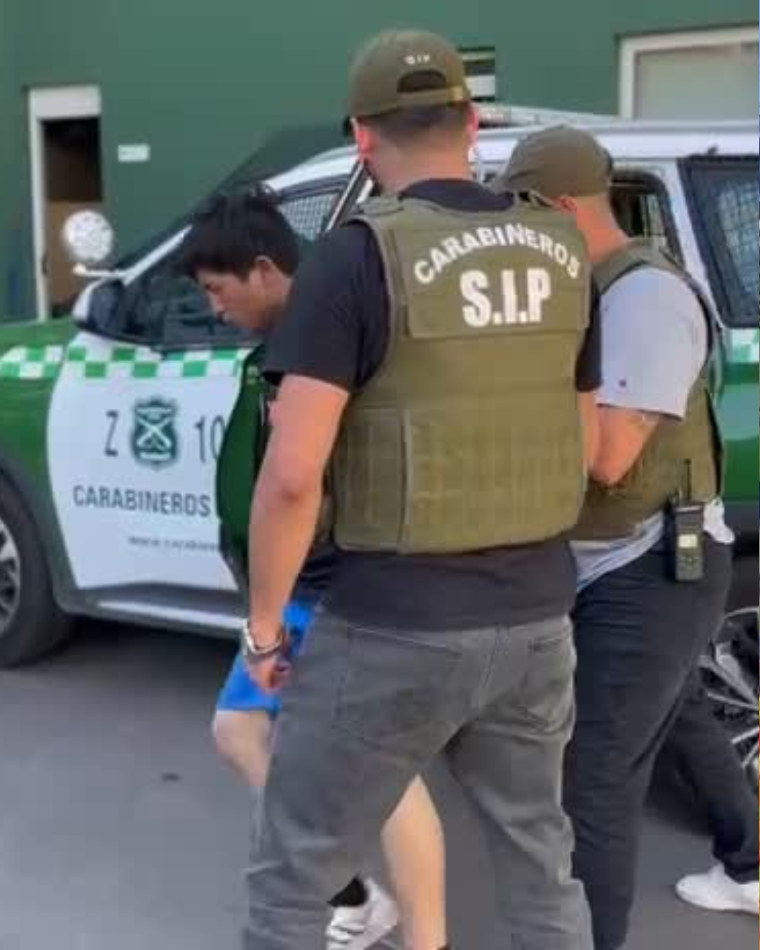 SAN FELIPE: [VIDEO] Boliviano es detenido por carabineros tras robar celular a un adulto mayor