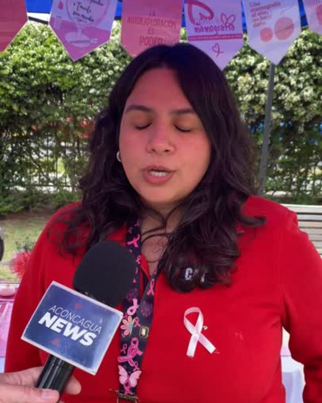 LOS ANDES: [VIDEO] Feria del Hospital San Juan de Dios refuerza la prevención del cáncer de mama: provincia registra aumento de casos respecto de 2024