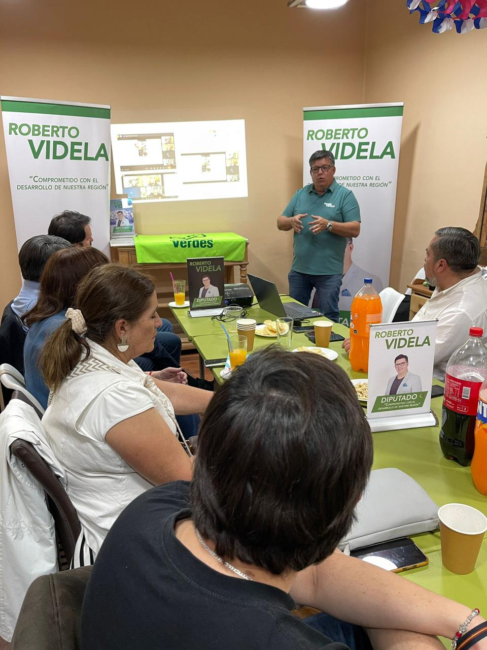 DISTRITO 6: Roberto Videla y Germán Correa compartieron con personas mayores en Los Andes en el marco de su día internacional