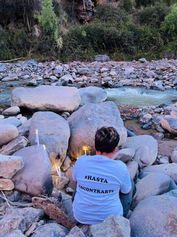SAN ESTEBAN: A un año de su desaparición: familia de Heraldo Vásquez Cea realizó velatón en Río Colorado