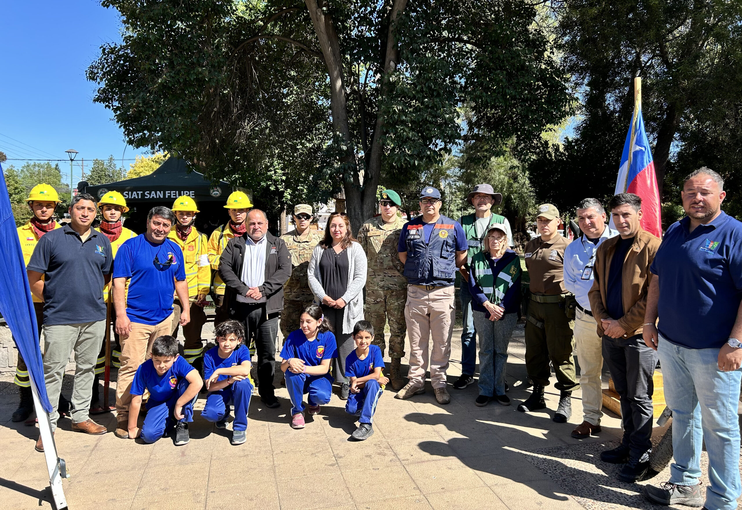 SAN ESTEBAN: San Esteban es la primera comuna de la provincia en lograr la aprobación de todos los instrumentos de gestión de riesgo de desastres