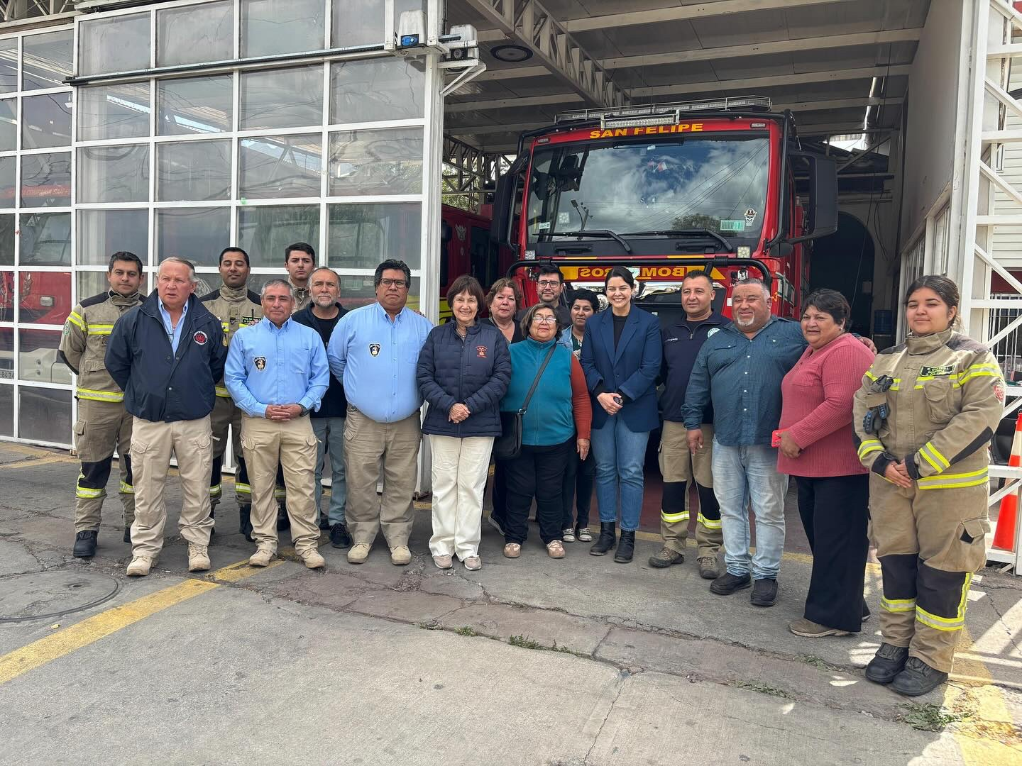 SAN FELIPE: Mejorarán cuartel de la Tercera Compañía de Bomberos con proyecto por $96 millones