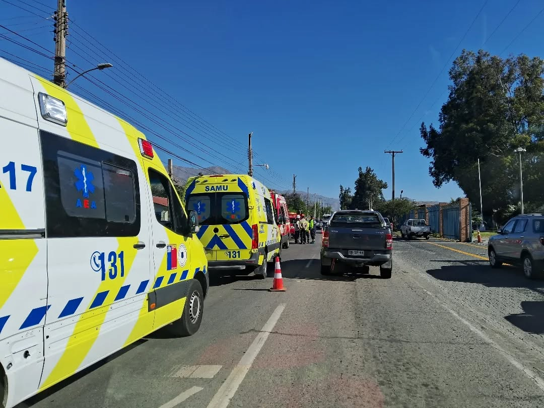 CATEMU: Se reporta accidente en sector Chagres: Equipos de emergencia en el lugar