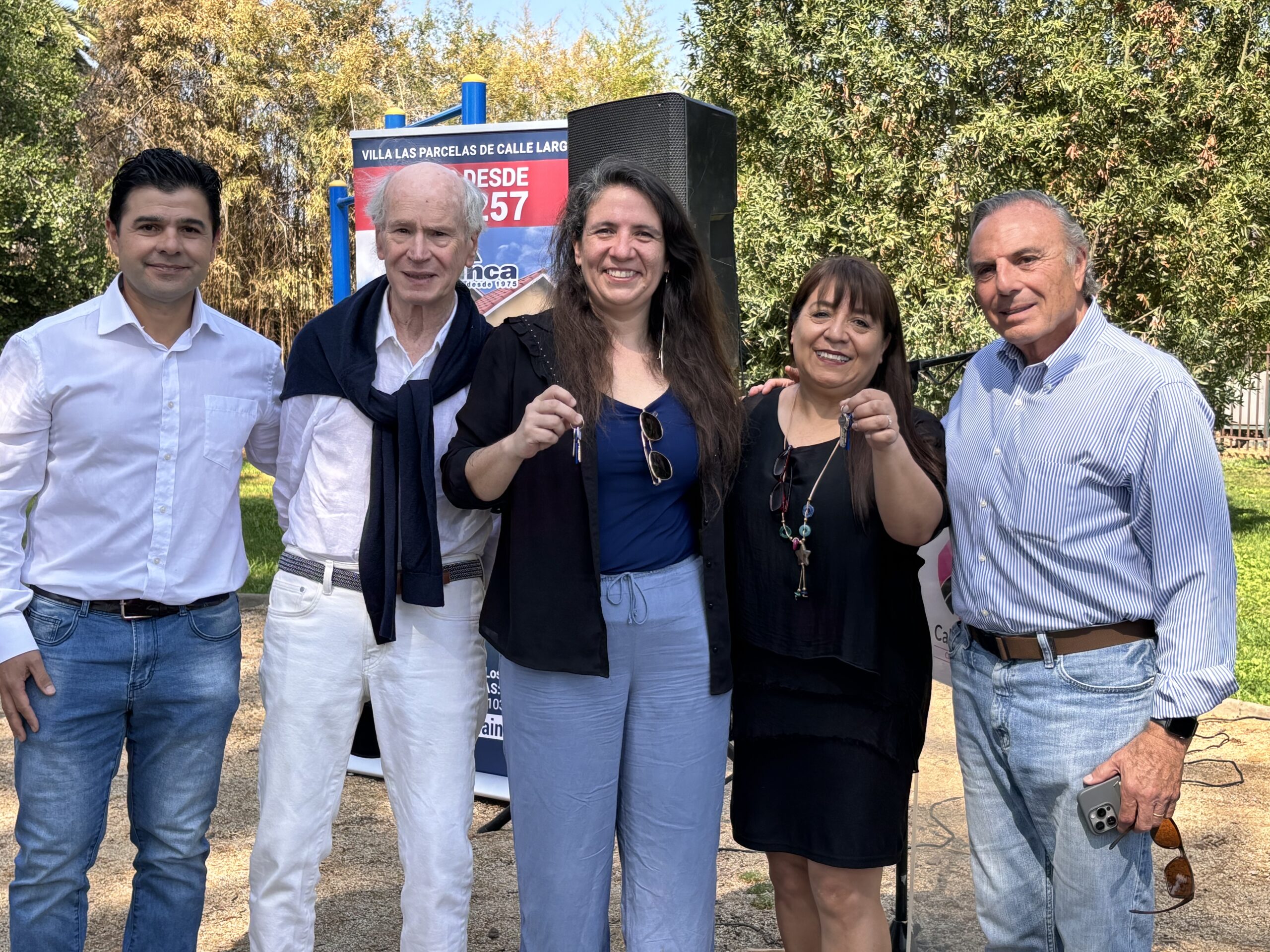 CALLE LARGA: Municipio de Calle Larga concreta importante avance para la creación de la Casa del Adulto Mayor y de un nuevo pulmón verde comunal