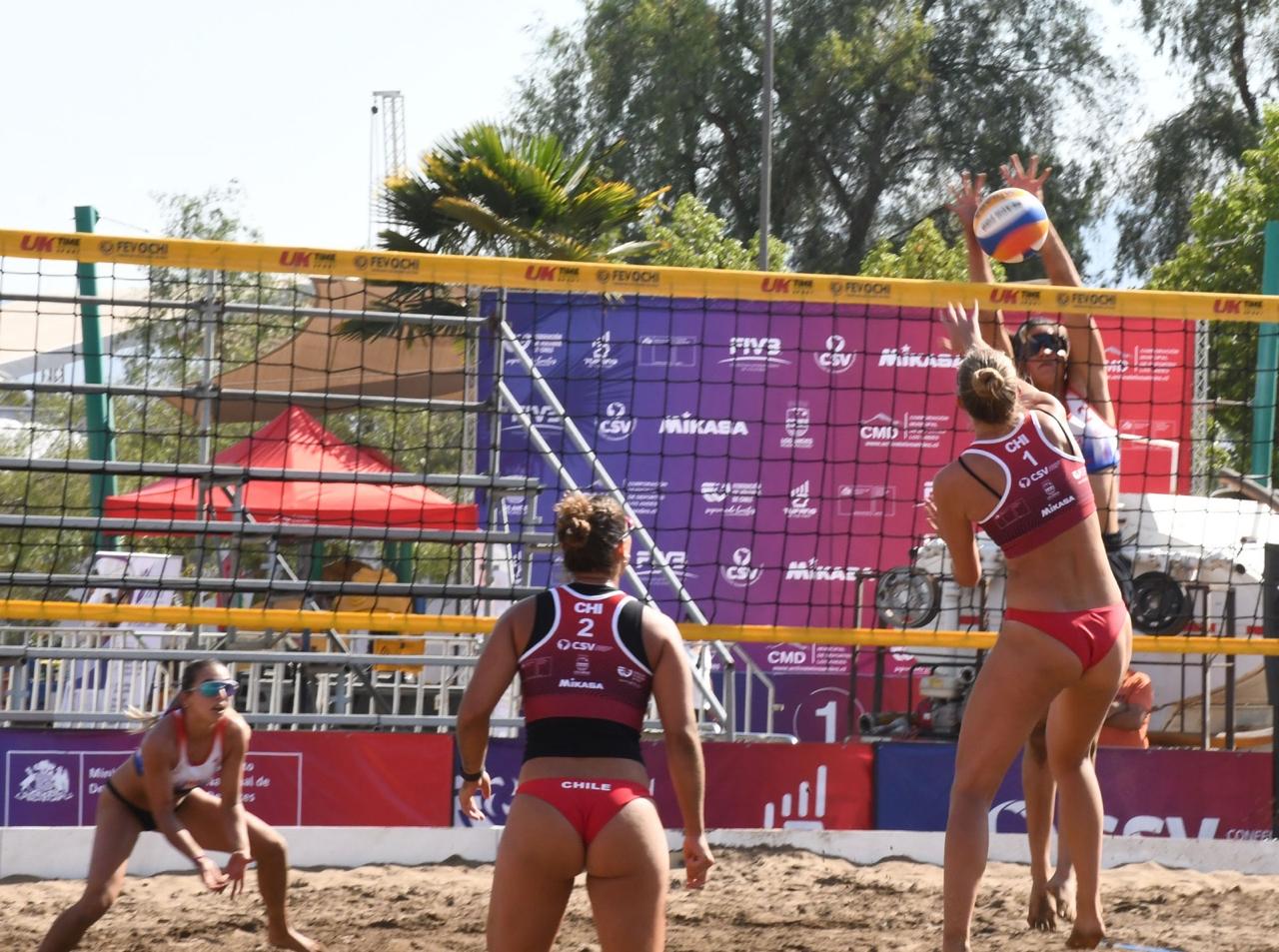 LOS ANDES: Más de cinco mil personas vibraron con el Sudamericano de Vóleibol Playa Femenino en Los Andes