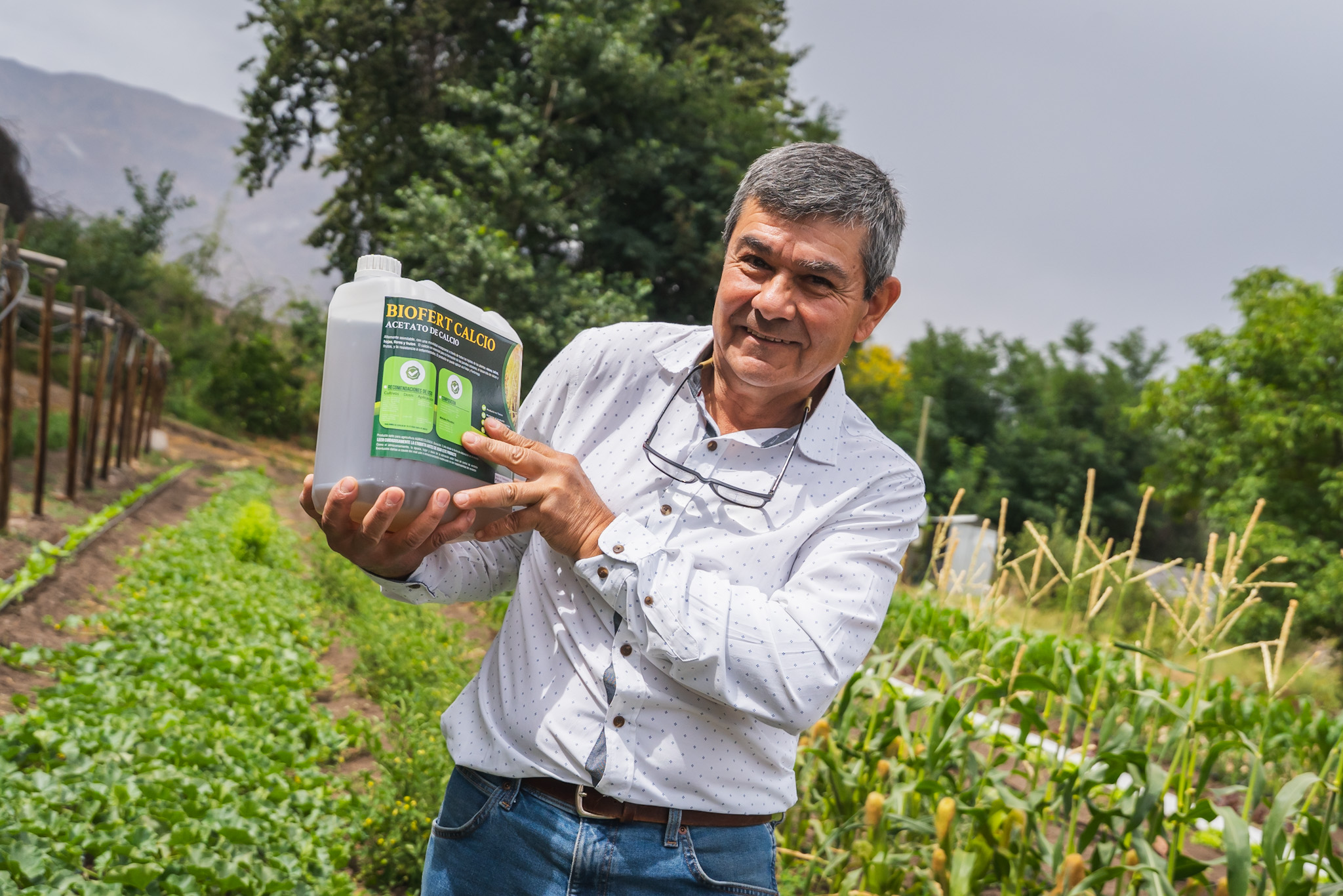 CALLE LARGA: Agricultor de Calle Larga obtiene autorización del SAG para producir y vender biofertilizantes
