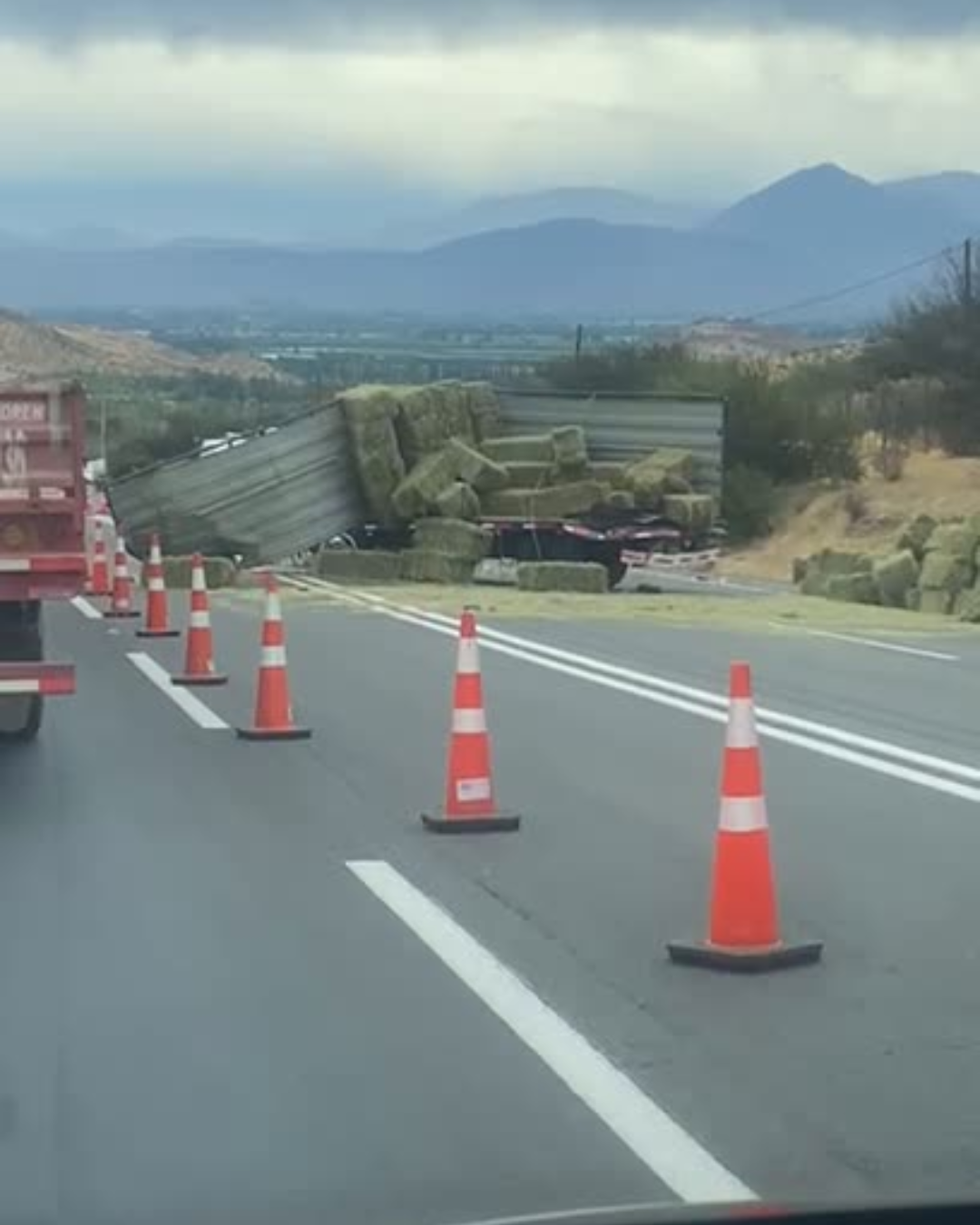RINCONADA: [VIDEO] Emergencia vial en Cuesta Chacabuco deja cinco personas lesionadas