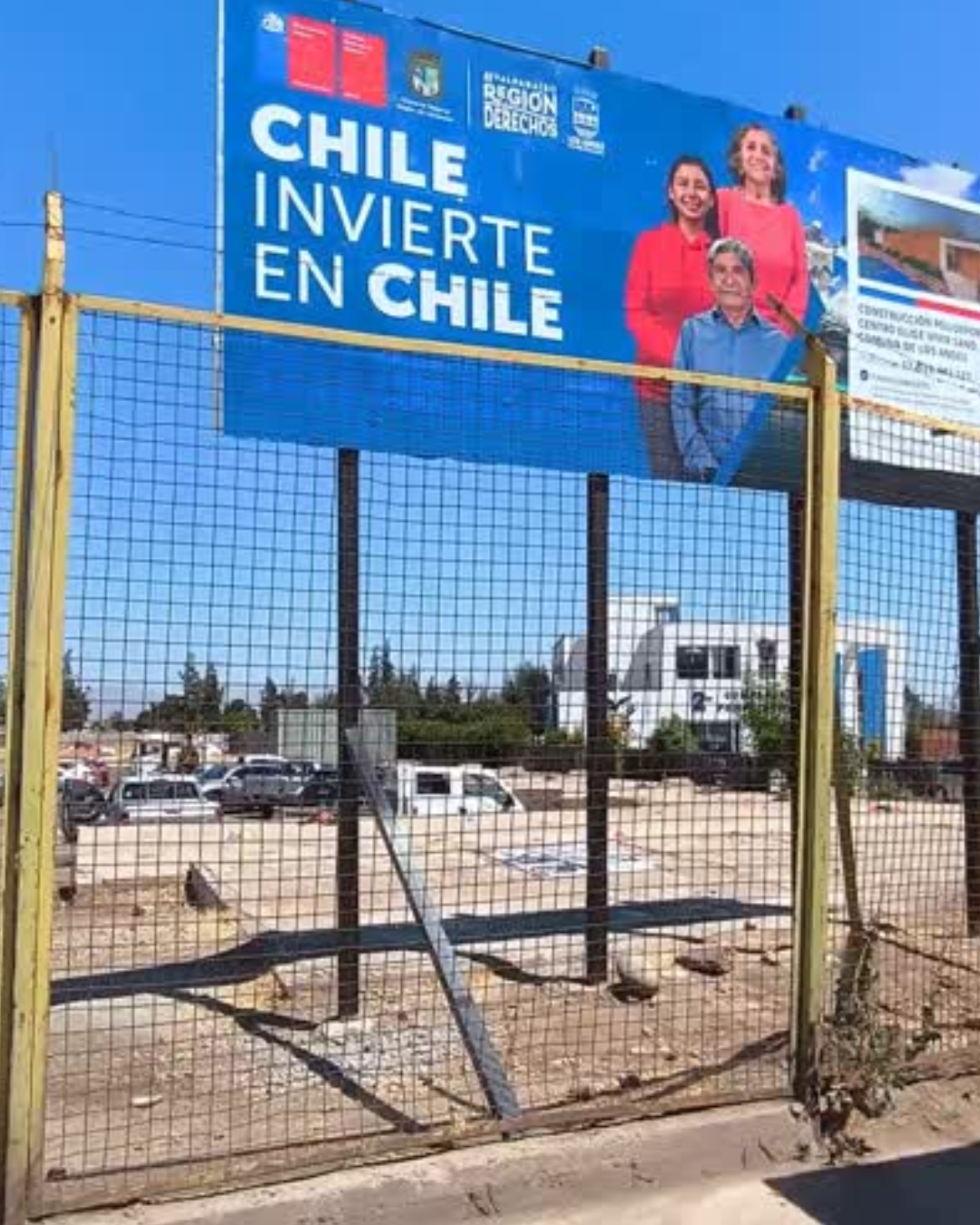LOS ANDES: [VIDEO] Colocan primera piedra del Centro Polideportivo Elige Vivir Sano en Los Andes