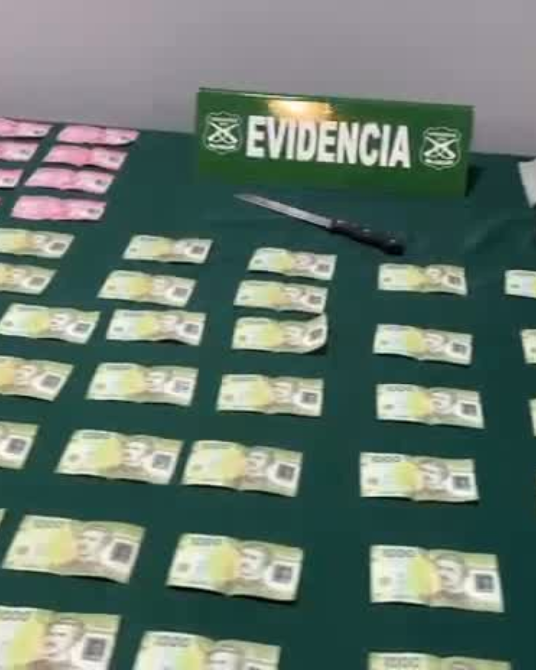 SAN FELIPE: [VIDEO] Sujeto fue sorprendido robando al interior de panadería: amenazó a Carabineros con un cuchillo