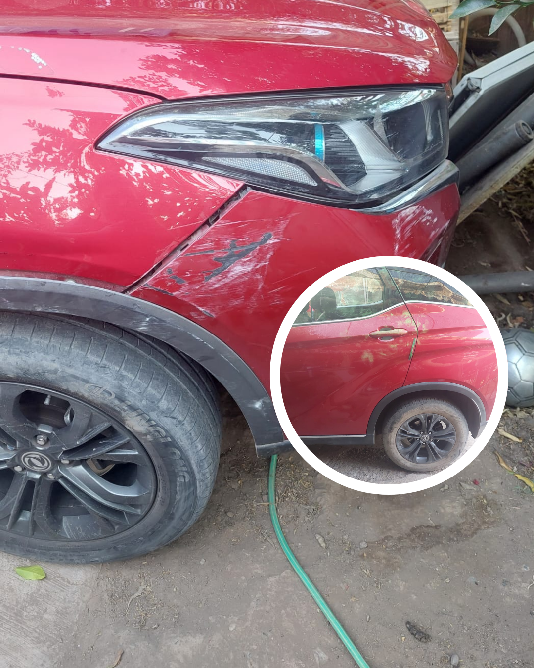 LOS ANDES: Familia recupera vehículo robado con serios daños: violenta encerrona en Los Villares sigue sin detenidos