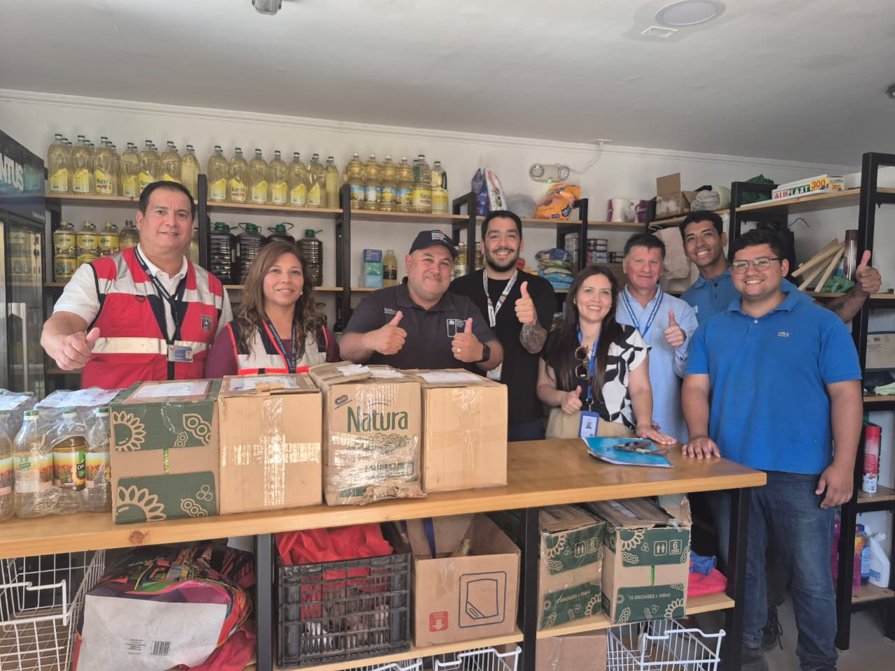 SAN ESTEBAN: DPP de Los Andes y Aduanas refuerzan ayuda al sur con donación de alimentos