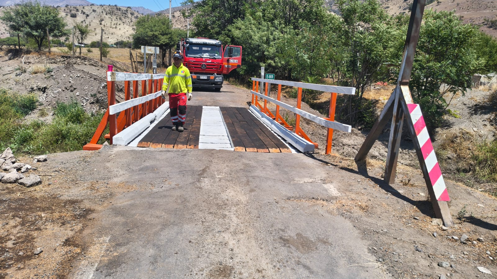 RINCONADA: Puente Blanco vuelve a operar con normalidad tras trabajos de conservación