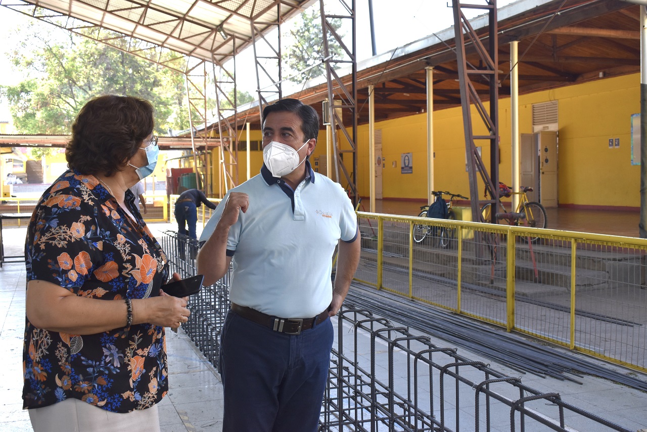 LOS ANDES: Inició la construcción de dos nuevas salas de clases para los estudiantes de la Escuela España 4 LOS ANDES: Inició la construcción de dos nuevas salas de clases para los estudiantes de la Escuela España