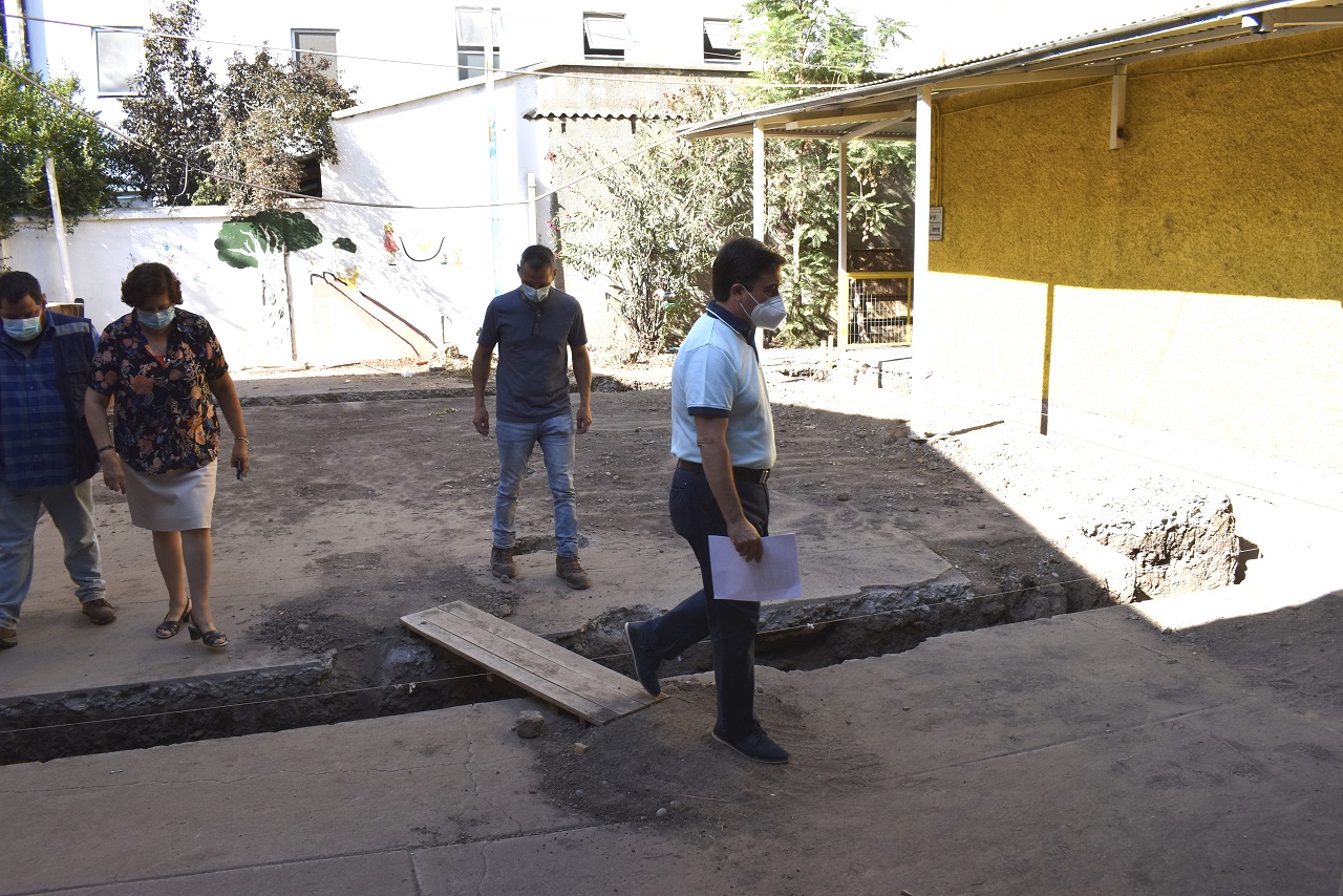 LOS ANDES: Inició la construcción de dos nuevas salas de clases para los estudiantes de la Escuela España 1 LOS ANDES: Inició la construcción de dos nuevas salas de clases para los estudiantes de la Escuela España