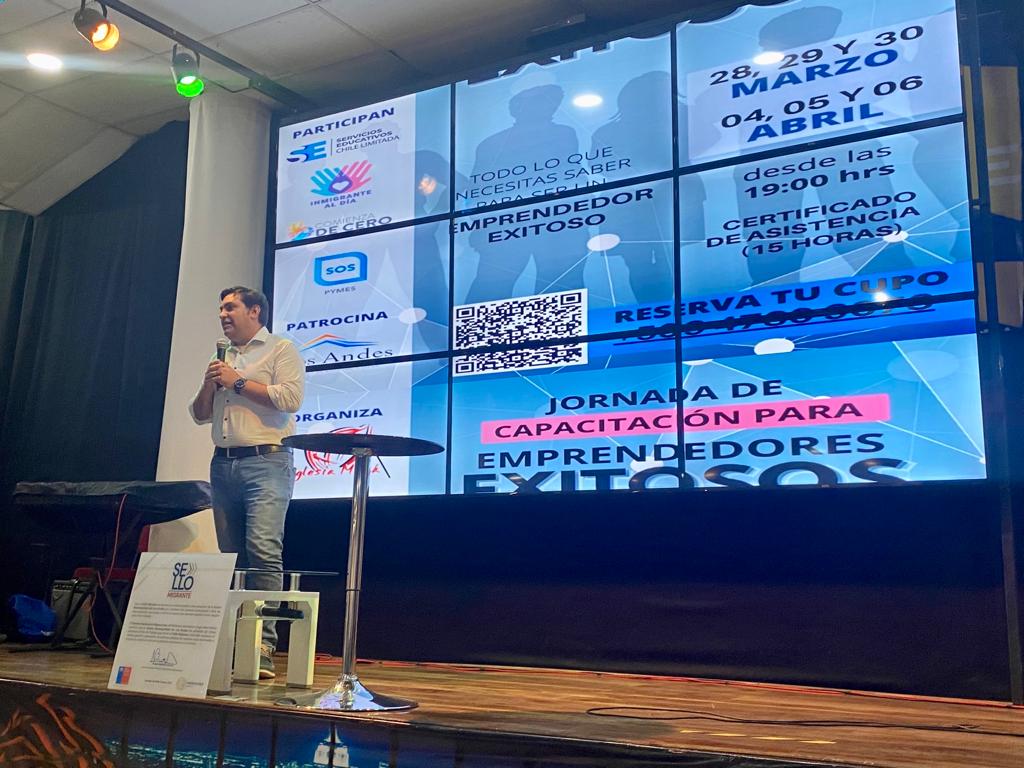 LOS ANDES: En los Andes se desarrolló exitoso seminario para emprendedores migrantes 1 LOS ANDES: En los Andes se desarrolló exitoso seminario para emprendedores migrantes