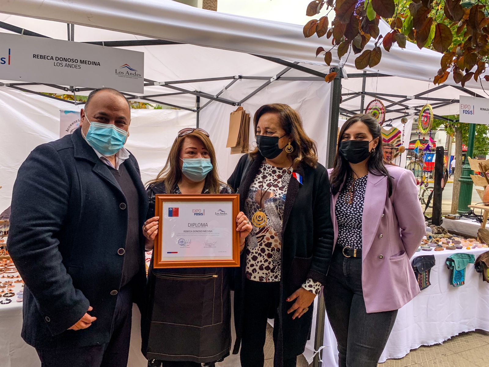 LOS ANDES: Con 50 expositores se realiza la Expo FOSIS en la Plaza de Armas de Los Andes 1 LOS ANDES: Con 50 expositores se realiza la Expo FOSIS en la Plaza de Armas de Los Andes