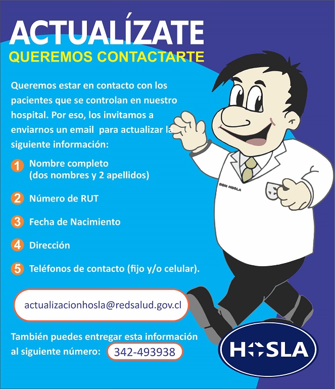 SALUD: Hospital de Los Andes inicia campaña para disminuir las inasistencias a controles médicos 1 SALUD: Hospital de Los Andes inicia campaña para disminuir las inasistencias a controles médicos