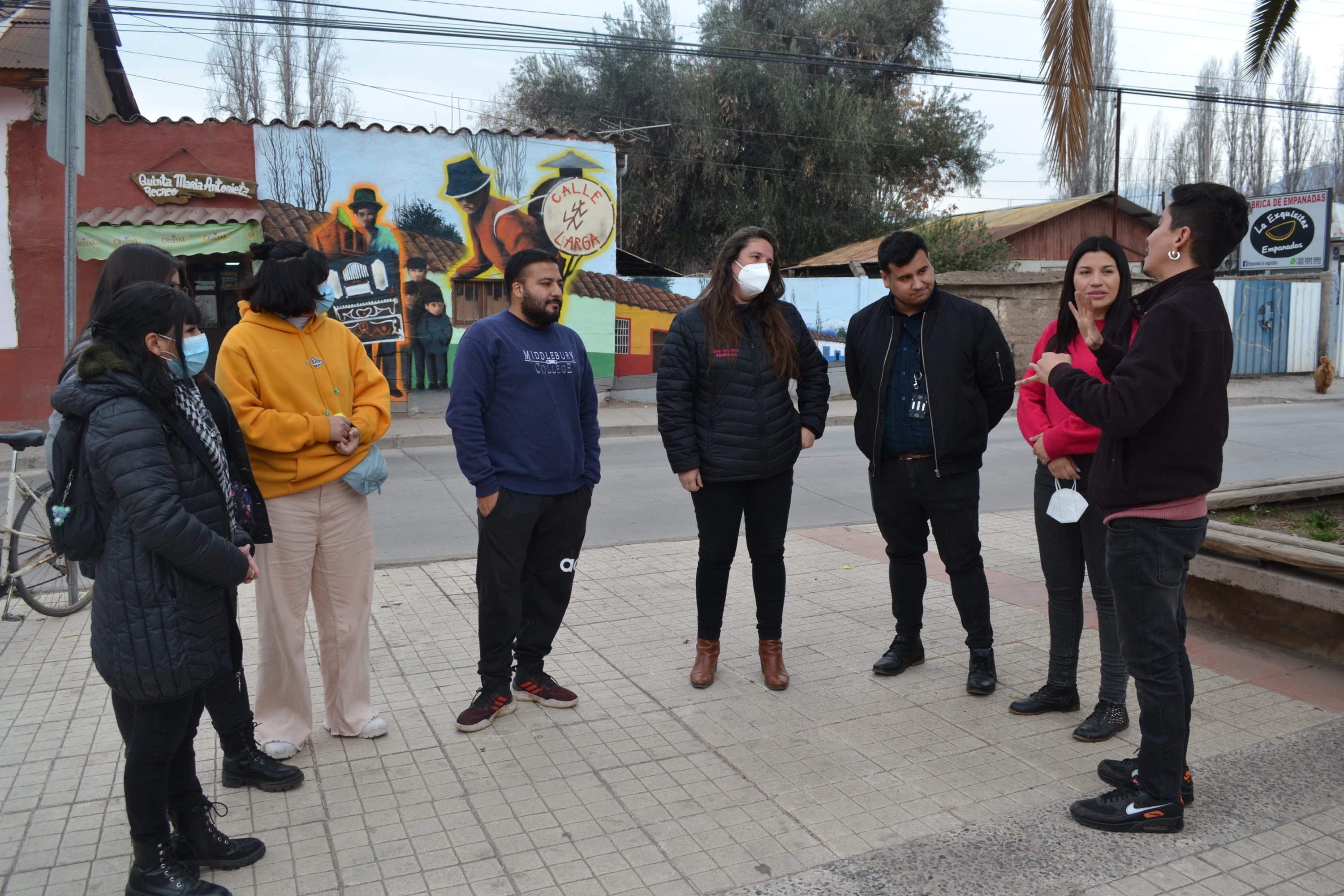 CALLE LARGA: Finalizó segunda versión del Taller de Muralismo impulsado por la Municipalidad de Calle Larga 1 CALLE LARGA: Finalizó segunda versión del Taller de Muralismo impulsado por la Municipalidad de Calle Larga