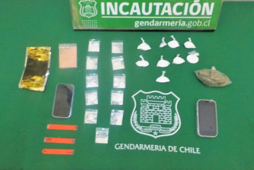 LOS ANDES: Gendarmes de Los Andes incautan droga, celulares y sierras durante jornada de visitas