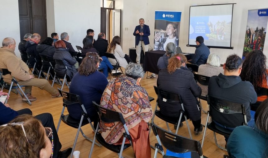 ACONCAGUA: Esval lanza novena versión del Fondo Concursable “Contigo en Cada Gota” en el Valle de Aconcagua