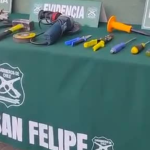 SAN FELIPE: [VIDEO] Carabineros frustra millonario robo a tiendas en pleno centro: UN adulto y un adolescente detenidos