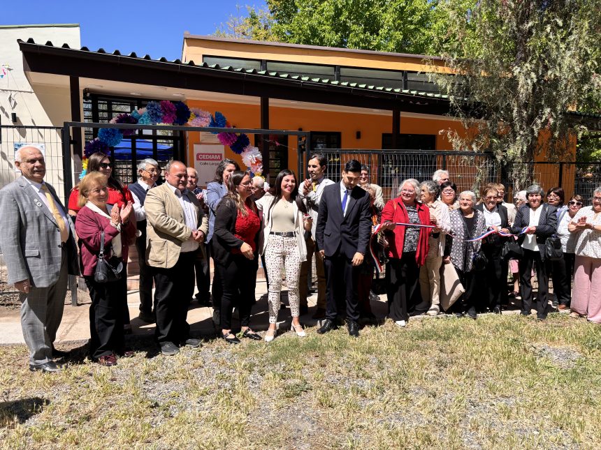 CALLE LARGA: Calle Larga inaugura el primer Centro Diurno del Adulto Mayor (CEDIAM) de la provincia de Los Andes