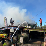 LLAY LLAY: Bomberos trabaja en incendio estructural en sector Los Insignios