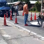 LOS ANDES: [VIDEO] Trabajadores de la empresa Hurue se toman el Camino Internacional denunciando más de 45 días sin sueldo