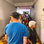 SAN FELIPE: Alto flujo de votantes marca la mañana en el Liceo de Hombres de San Felipe