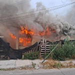 LLAY LLAY: Violento incendio destruye vivienda abandonada en Llay Llay