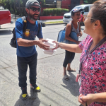 SAN FELIPE: Vecinos reciben almuerzos solidarios en jornada impulsada desde el Cesfam San Felipe El Real