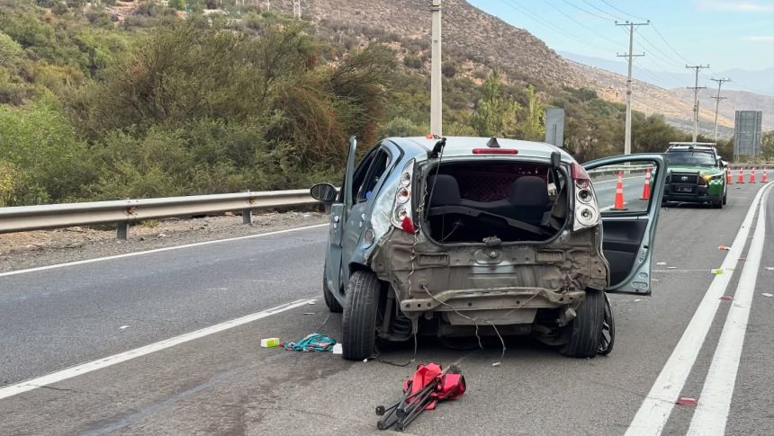 RINCONADA: Se confirma fallecimiento de mujer conductora tras violento accidente en la Autopista Los Libertadores