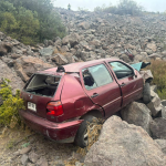 PUTAENDO: Grave accidente en la ruta Putaendo – Cabildo: vehículo desbarrancó cerca de 30 metros