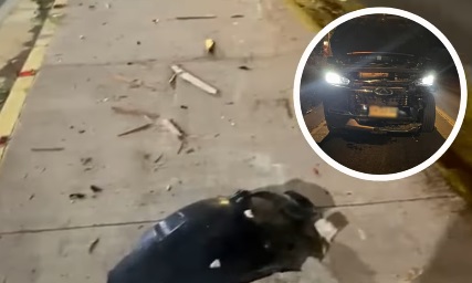 LOS ANDES: Vecinos denuncian que conductor ebrio derribó señaléticas y huyó tras choque en avenida Pascual Baburizza.