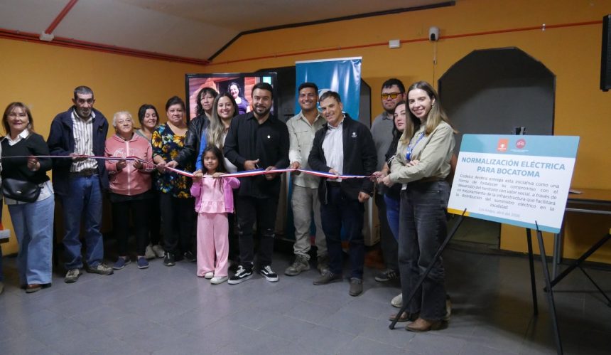 LOS ANDES: Proyecto impulsado por Codelco Andina permitió regularizar sistema eléctrico en viviendas de Bocatoma