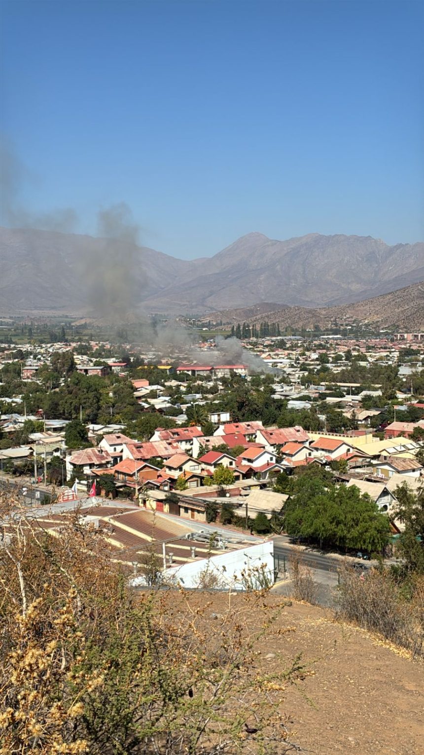 LOS ANDES: Incendio generó alarma en población Pucará: una casa fue consumida por el fuego