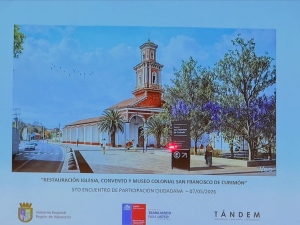 CURIMÓN: Presentan importante proyecto patrimonial de restauración para histórica Iglesia de San Francisco de Curimón