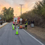 SANTA MARÍA: Mujer quedó grave tras accidente en moto: conductor escapó y la abandonó en el lugar