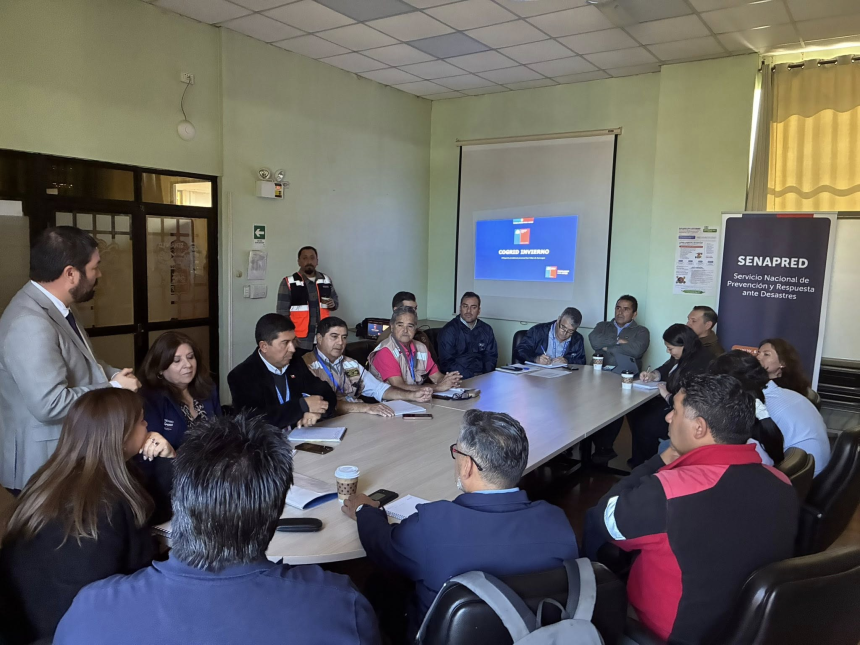 SAN FELIPE: Autoridades coordinan acciones preventivas ante emergencias de invierno en la provincia