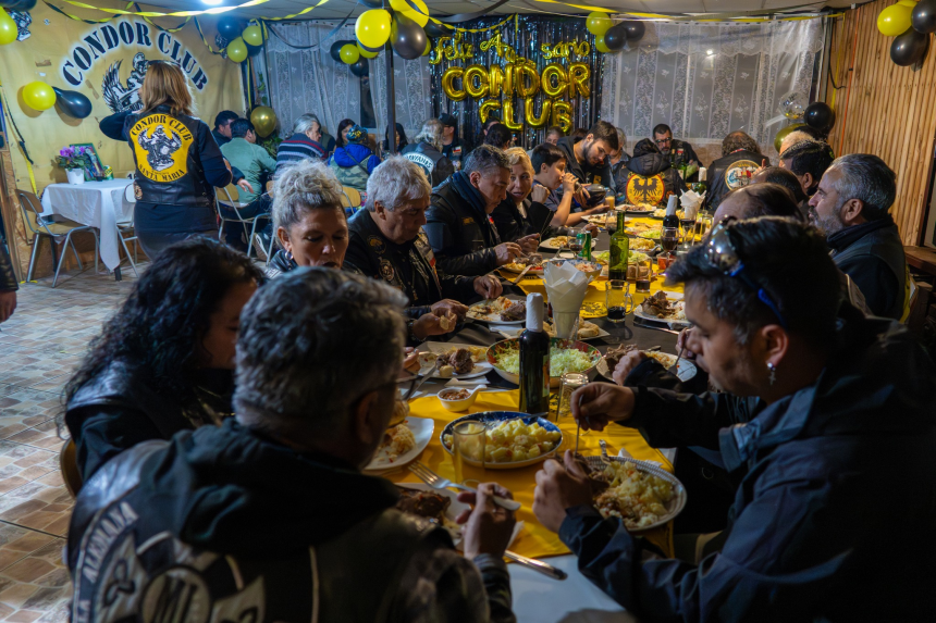 SANTA MARÍA: Club de motoqueros Cóndor celebró 12 años de trayectoria en Santa María