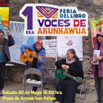 SAN FELIPE: Alerta Akunkawa llega a la Feria del Libro con poesía, música y defensa de la tierra