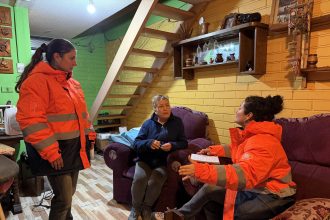 LOS ANDES: DIDECO mantiene despliegue en terreno en apoyo a familias afectadas por el sistema frontal