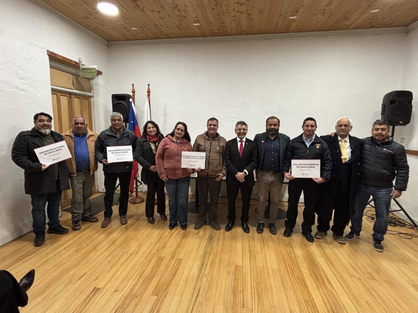 CALLE LARGA: Municipalidad de Calle Larga fortalece a sus organizaciones con entrega de Subvenciones Municipales 2026