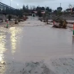 SAN FELIPE: [VIDEO] Badén de Bellavista permanece inhabilitado por aumento del caudal
