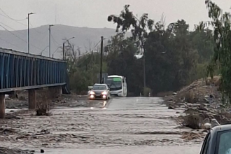 SAN FELIPE: Crecida del caudal deja nuevamente intransitable el badén de El Asiento