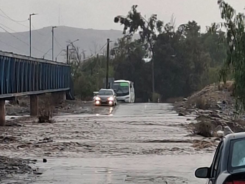 SAN FELIPE: Crecida del caudal deja nuevamente intransitable el badén de El Asiento