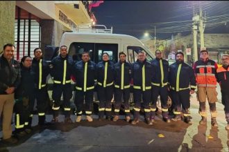 LOS ANDES: [VIDEO] Grupo GERSA de Bomberos de Los Andes - Calle Larga parte en apoyo a emergencia en la Región de Coquimbo