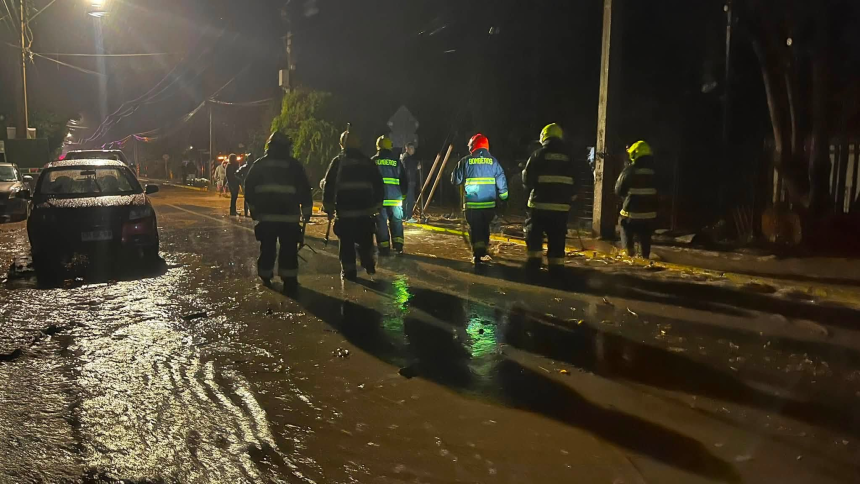 PROVINCIA: Bomberos atendió 117 emergencias durante el sistema frontal en San Felipe y Panquehue